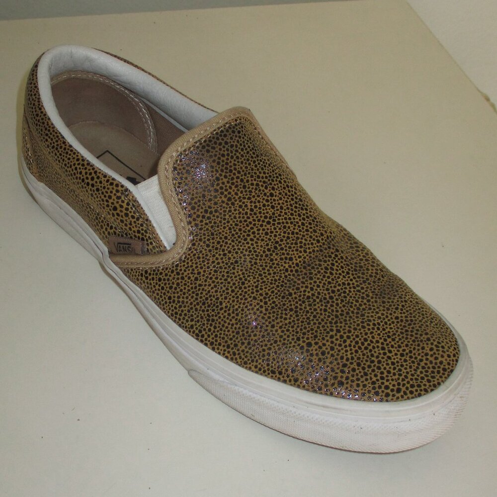 Vans Unisex Animal Print Slip-on Sneaker Loafer - Size 5.5 - 7.0